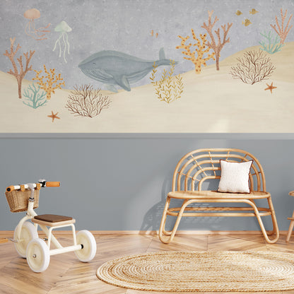 Mural de Parede Fundo do Mar – meia parede