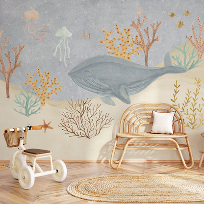 Mural de Parede Fundo do Mar