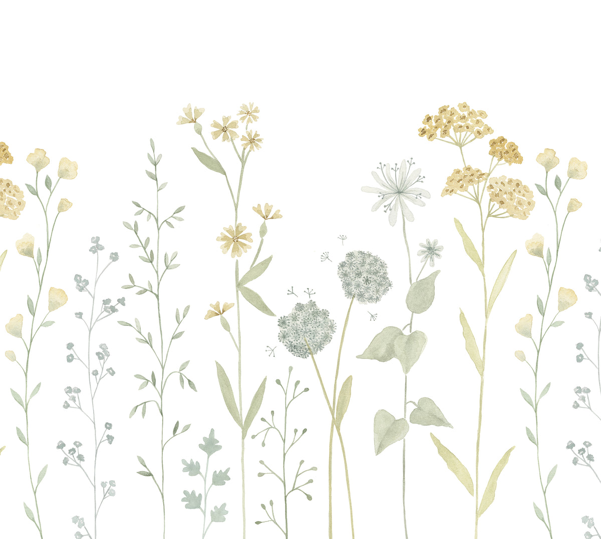 Garden Mural – yellow – 300x270 cm