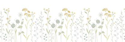 Garden Mural – yellow – 500x170 cm