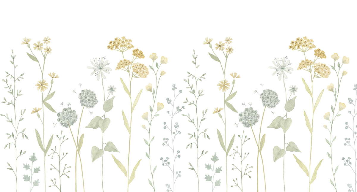 Garden Mural – yellow – 500x270 cm