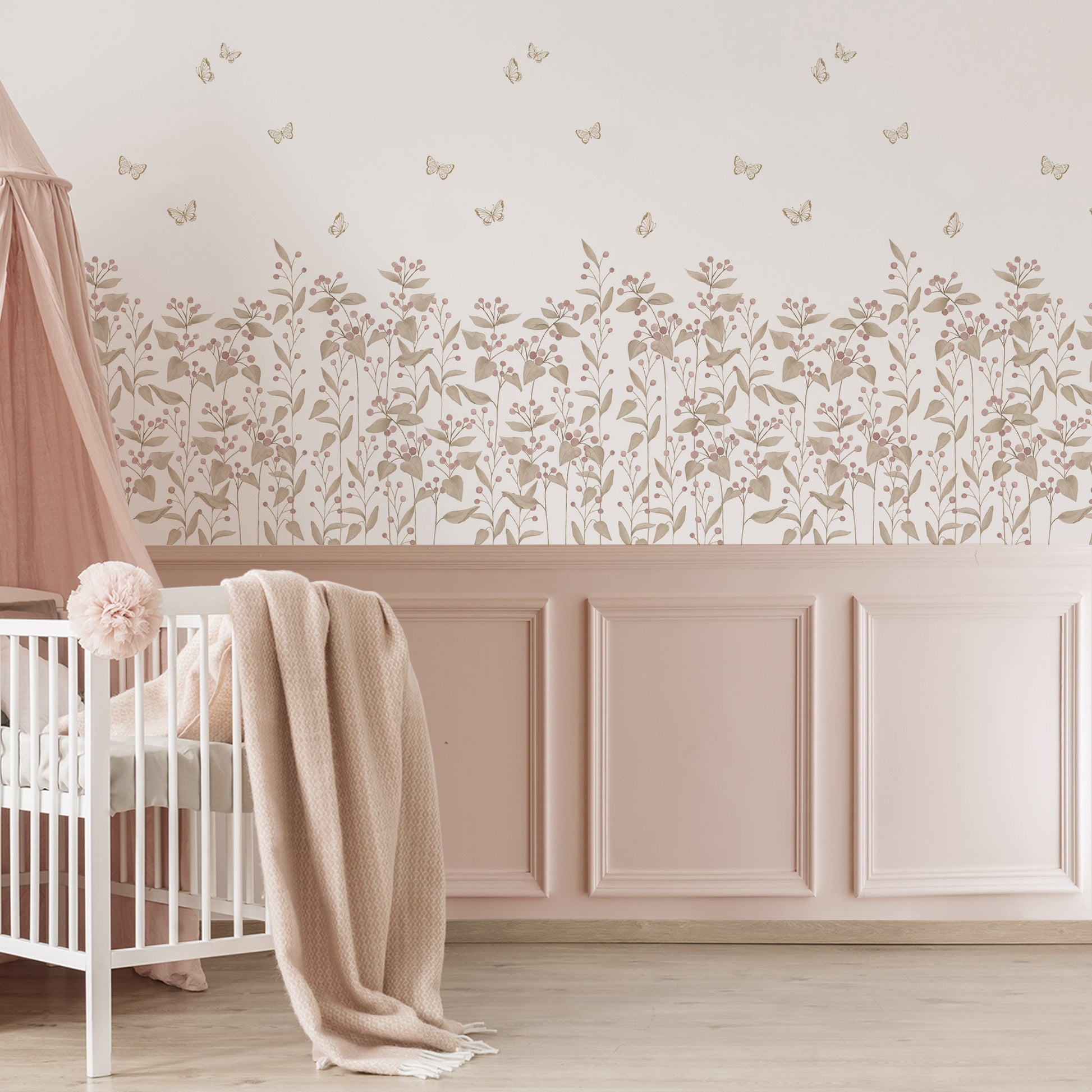 Papel de parede Jardim Bolinhas