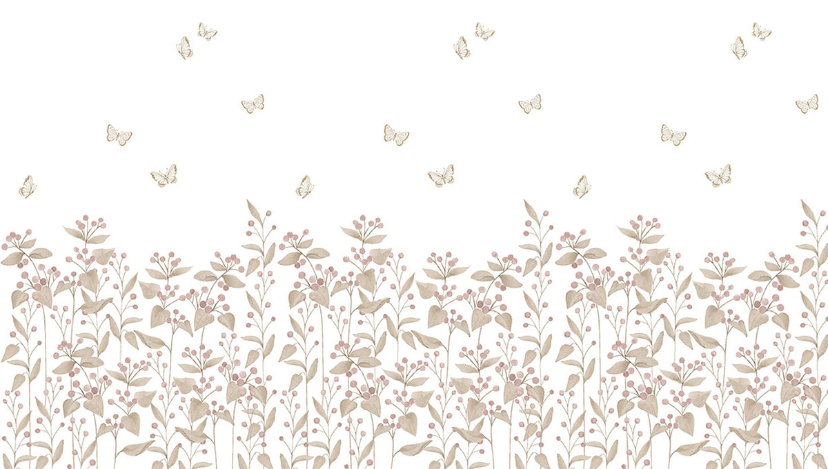 Berries Garden Mural – colorful – 300x170 cm