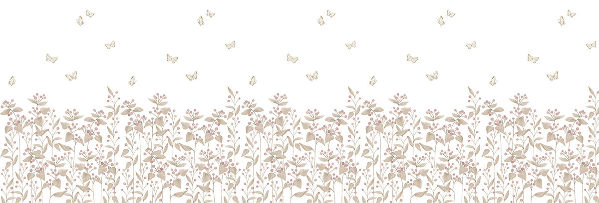 Berries Garden Mural – colorful – 500x170 cm