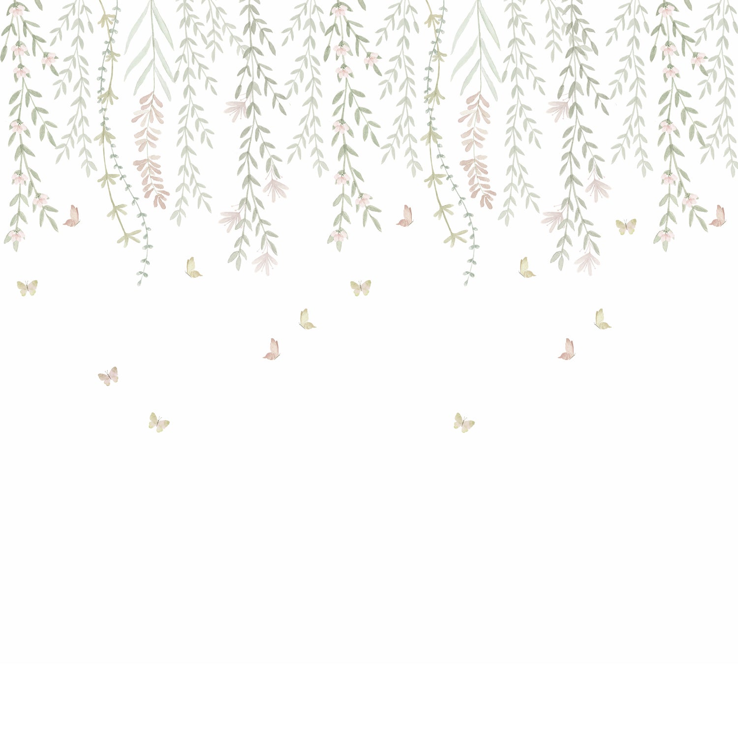 Papel de parede Jardim Delicado Suspenso