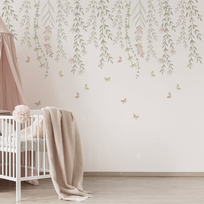 Hanging Delicate Garden Mural
