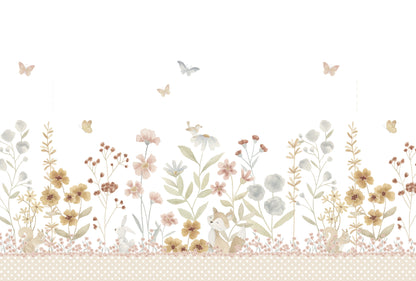 Edinburgh Garden Mural – colorful – 400x270 cm