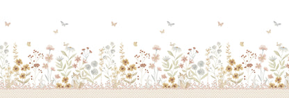 Edinburgh Garden Mural – colorful – 500x170 cm