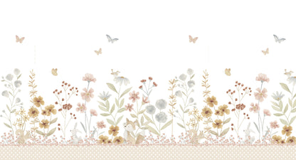 Edinburgh Garden Mural – colorful – 500x270 cm
