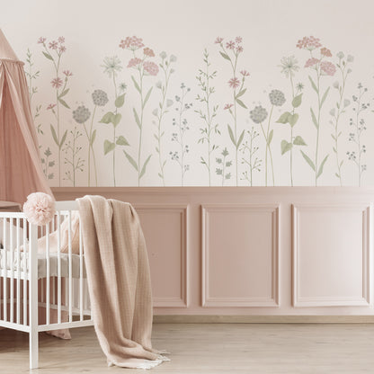 Garden Mural – pink