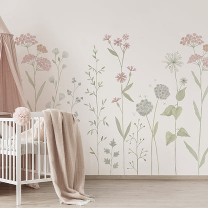 Garden Mural – pink