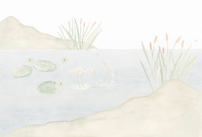 Lake Mural – colorful – 400x270 cm