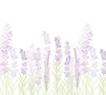 Lavender Mural – lilac – 300x270 cm