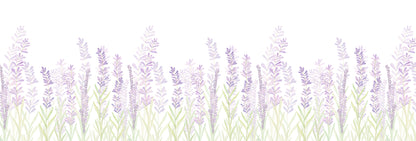 Lavender Mural – lilac – 500x170 cm