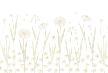 Daisies Mural – yellow – 400x270 cm
