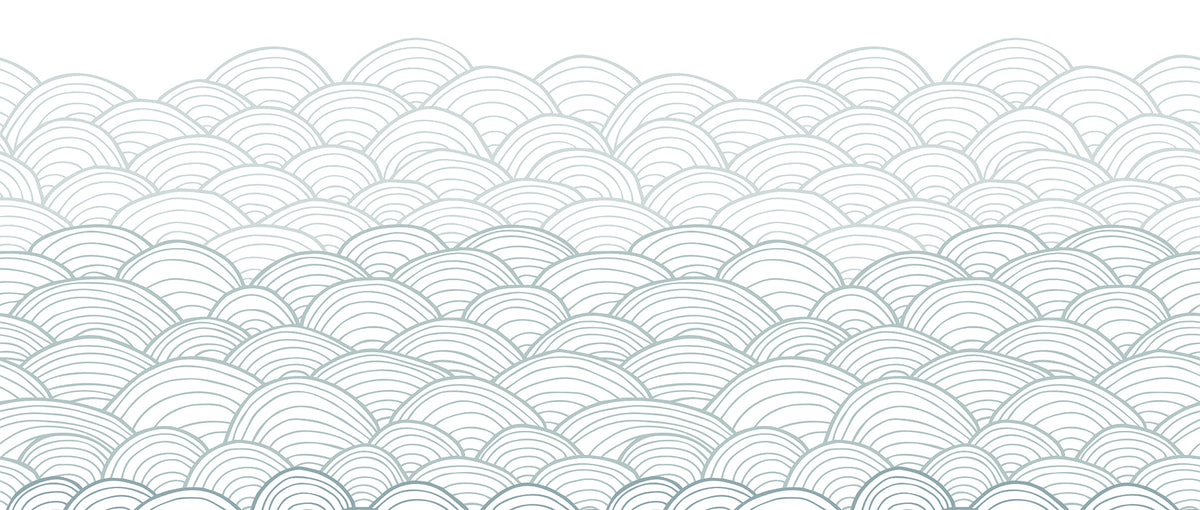 Mural de Parede Ondas do Mar – cor azul – 400x170 cm