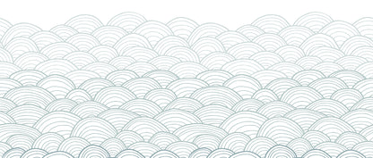 Mural de Parede Ondas do Mar – cor azul – 400x170 cm