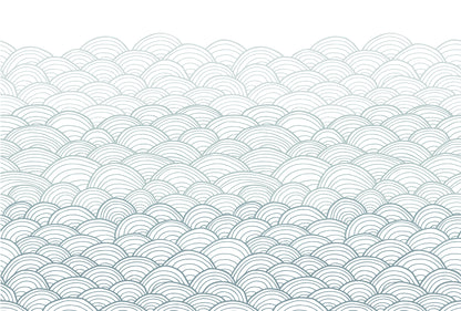 Mural de Parede Ondas do Mar – cor azul – 400x270 cm