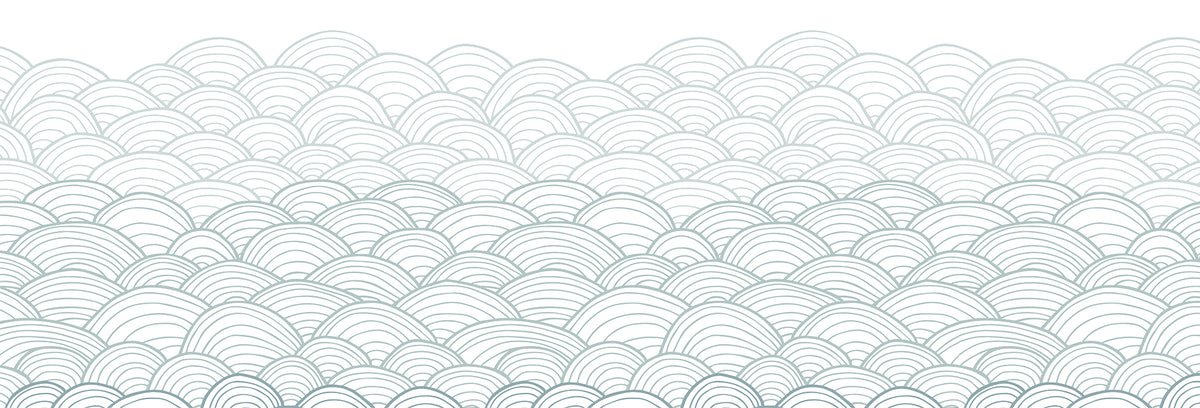 Mural de Parede Ondas do Mar – cor azul – 500x170 cm