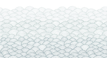 Mural de Parede Ondas do Mar – cor azul – 500x270 cm
