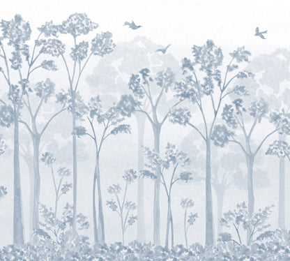 Landscape Mural – blue – 300x270 cm