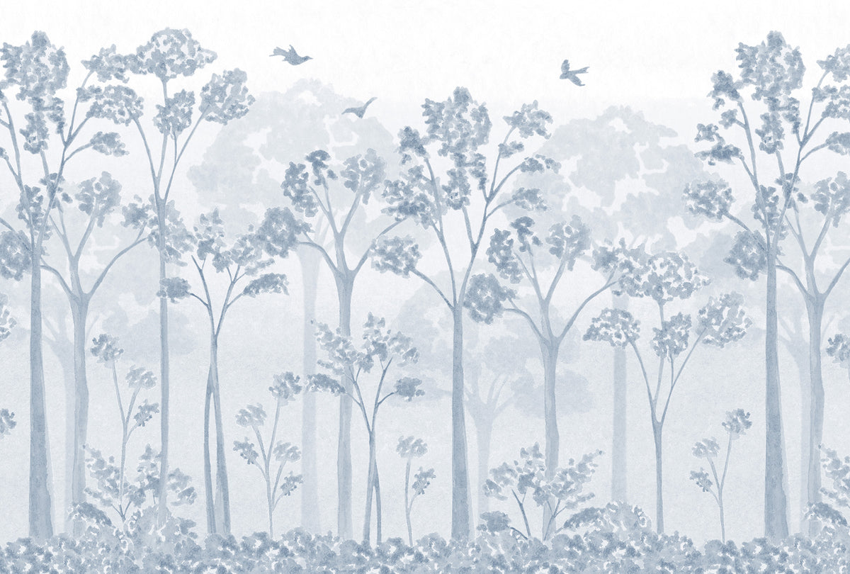 Landscape Mural – blue – 400x270 cm