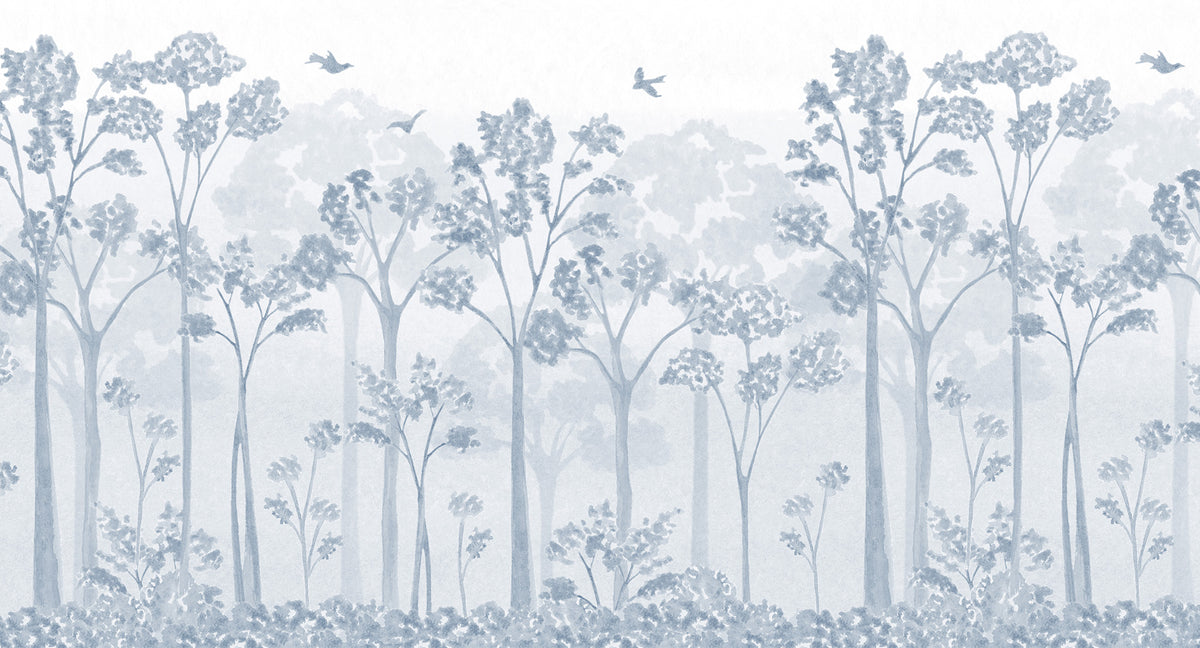 Landscape Mural – blue – 500x270 cm