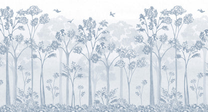 Landscape Mural – blue – 500x270 cm