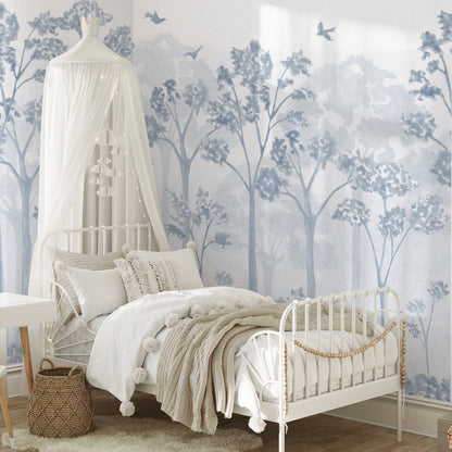 Landscape Mural – blue