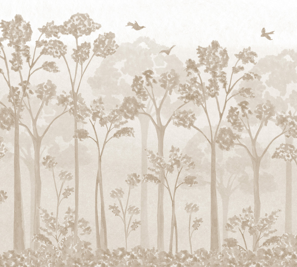 Landscape Mural – beige – 300x270 cm