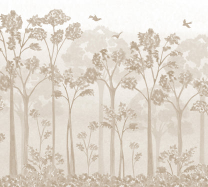 Landscape Mural – beige – 300x270 cm