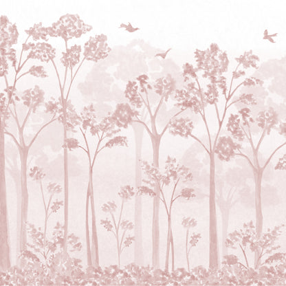 Landscape Mural – pink