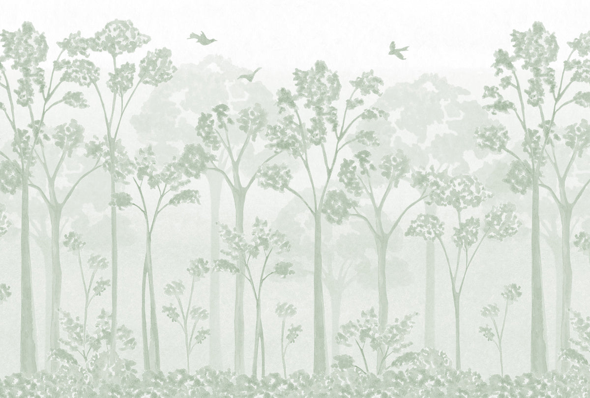 Landscape Mural – green – 400x270 cm