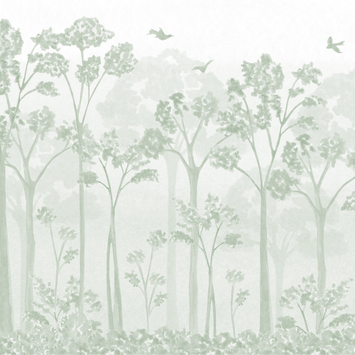 Landscape Mural – green