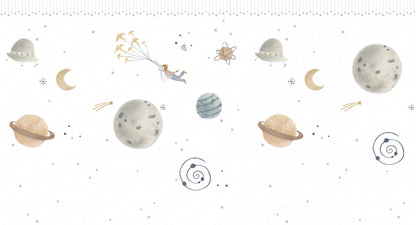 Mural de Parede Principezinho – cor branco – 500x270 cm