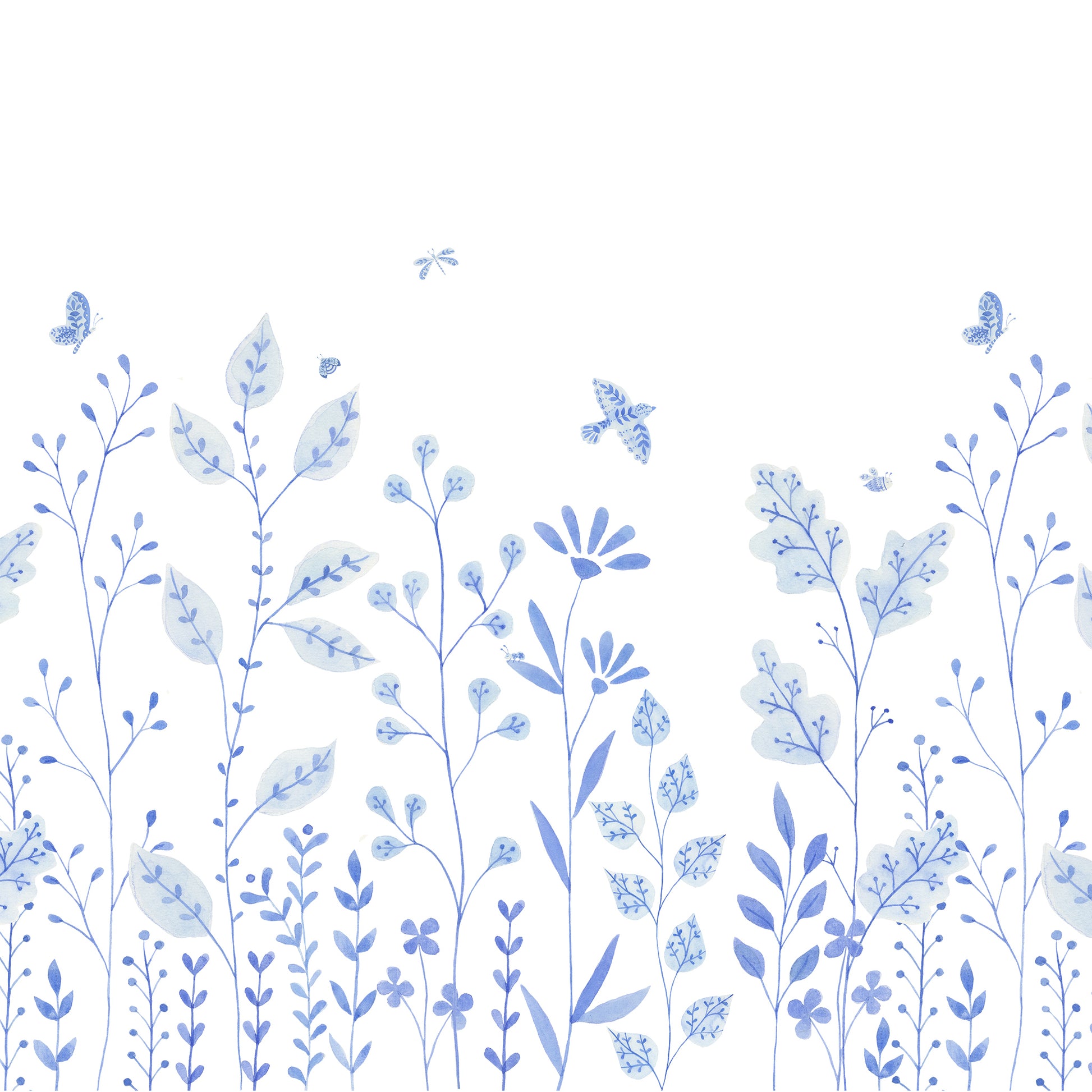 Papel de parede Porcelana Jardim