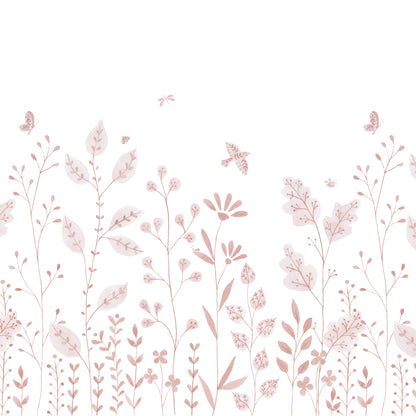 Porcelain Garden Mural – pink