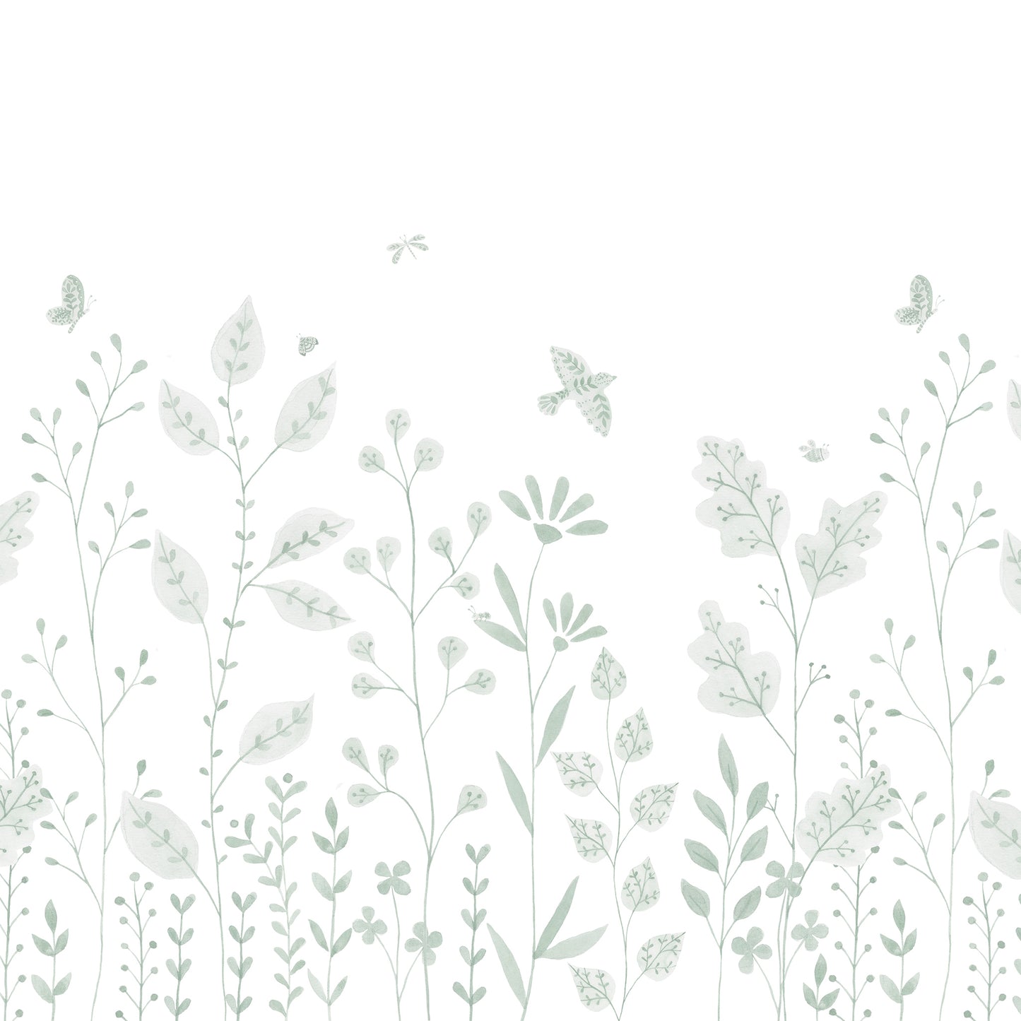 Papel de parede Porcelana Jardim