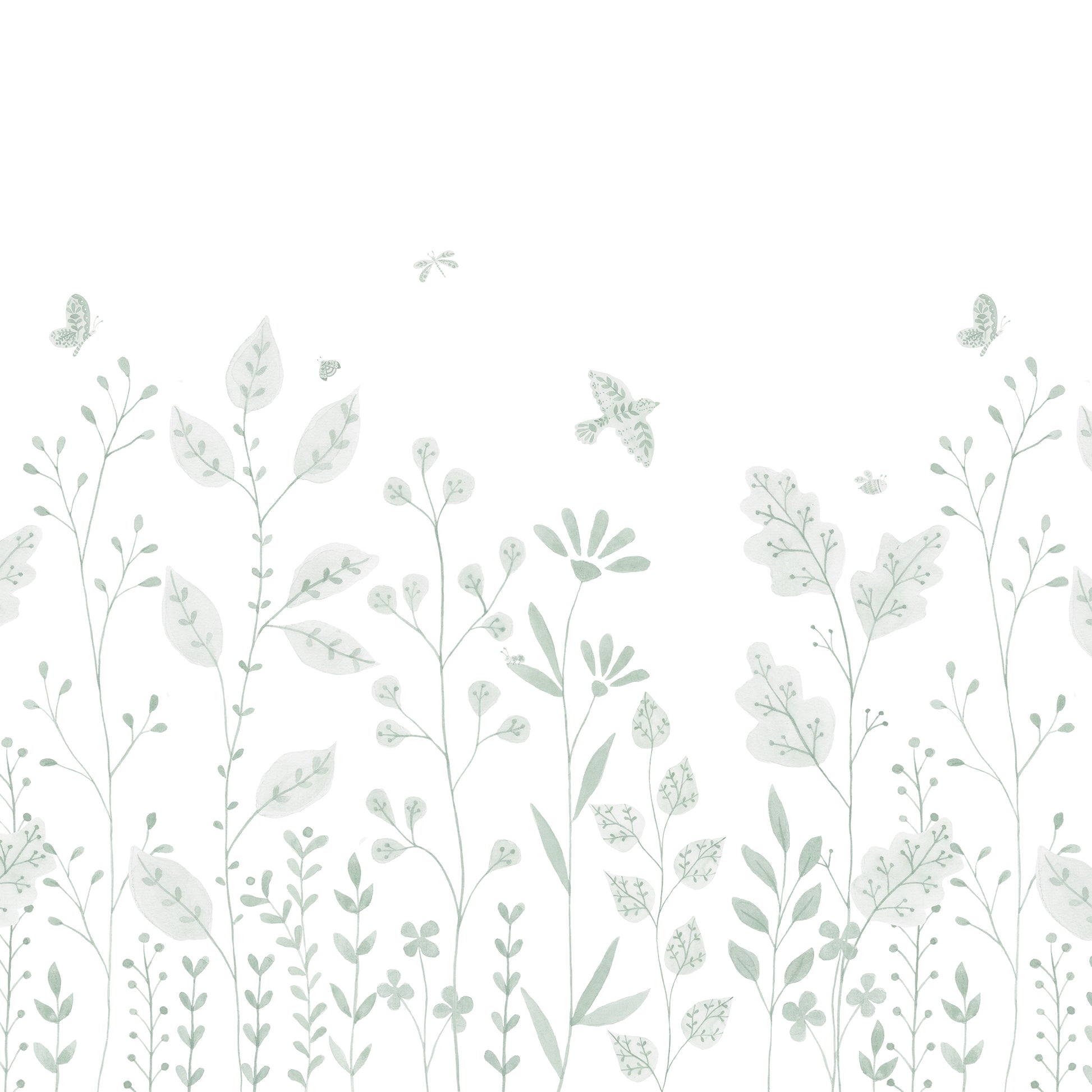 Papel de parede Porcelana Jardim