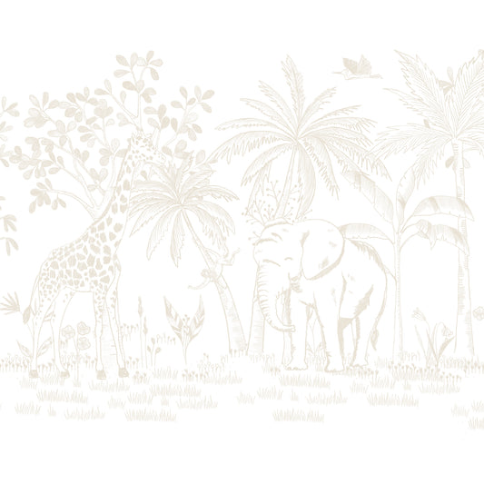 Papel de parede Savana Giz