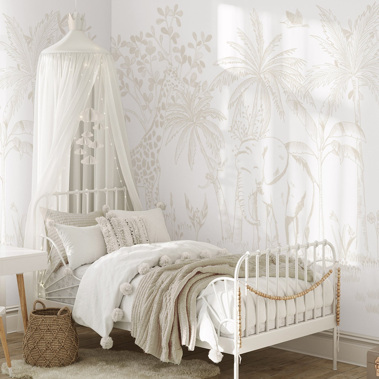 Papel de parede Savana Giz