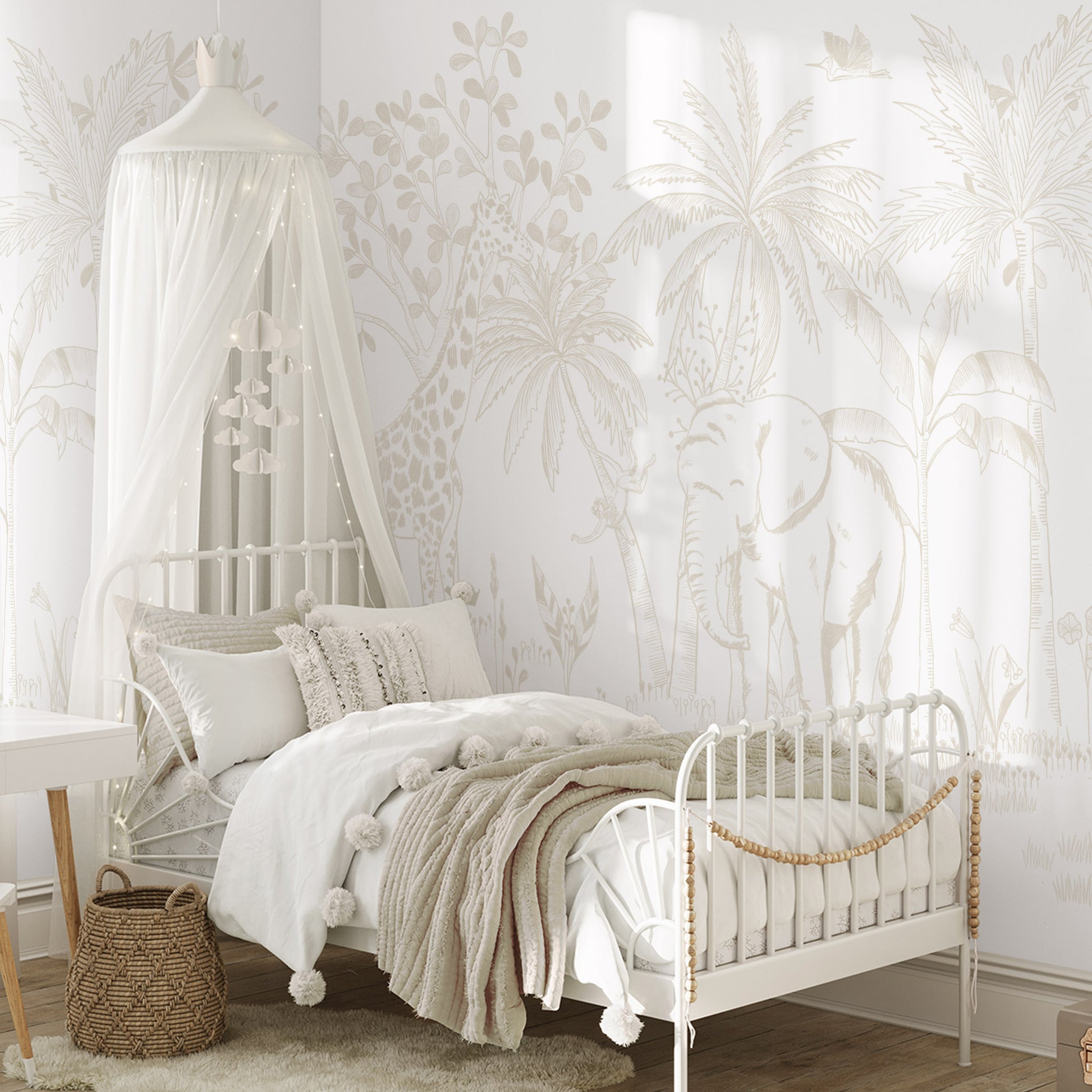 Papel de parede Savana Giz