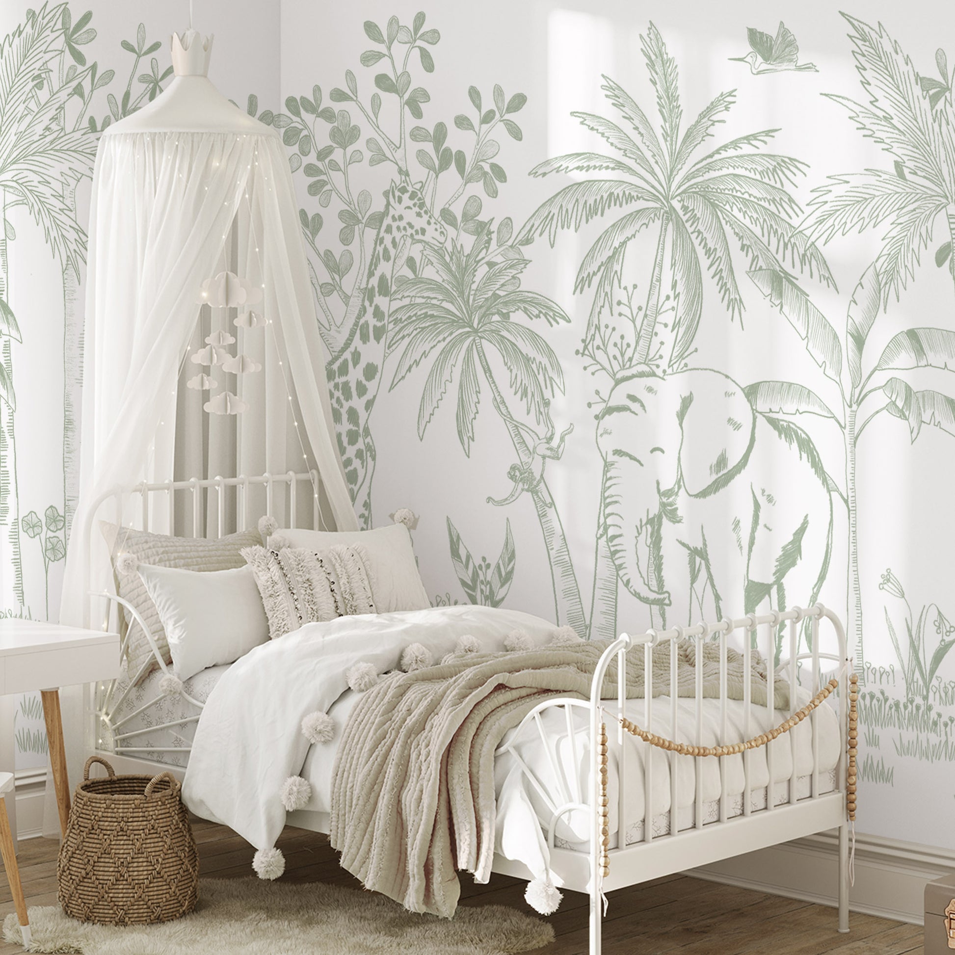 Papel de parede Savana Giz