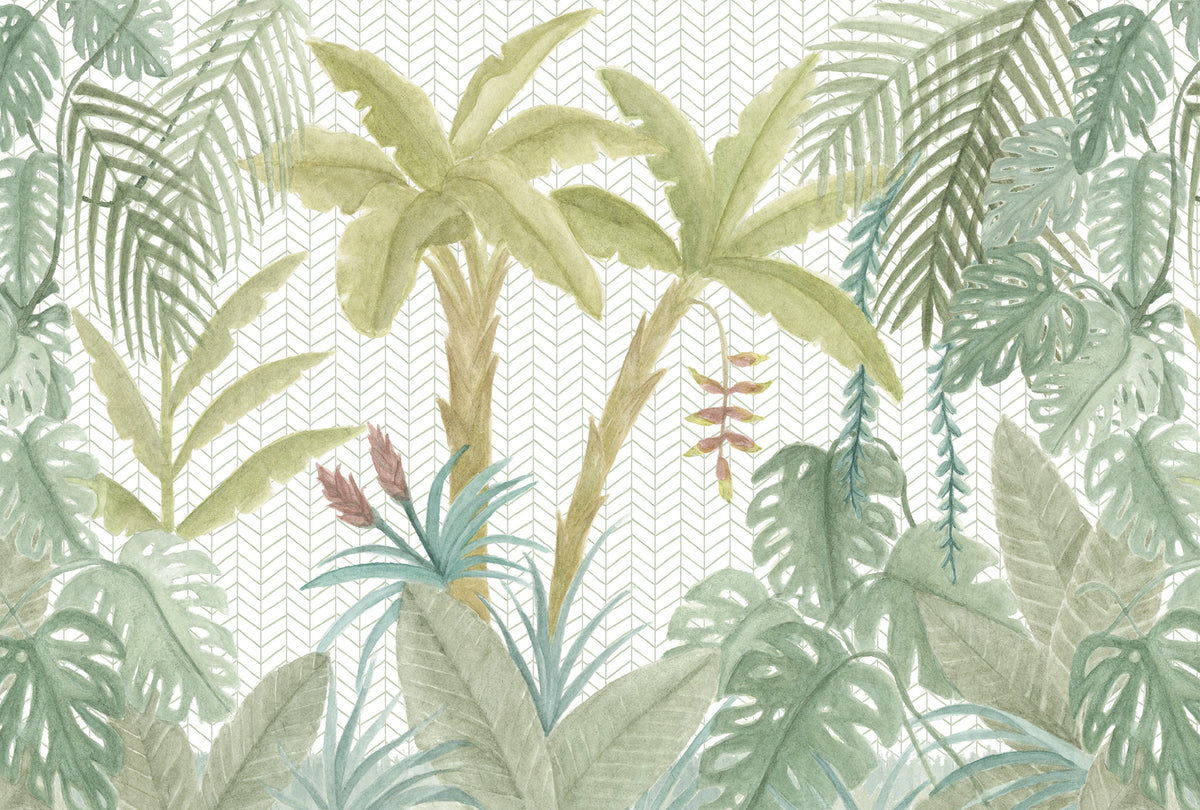 Jungle Mural – colorful – 400x270 cm
