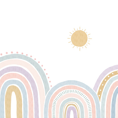 Sheepy Rainbow Mural