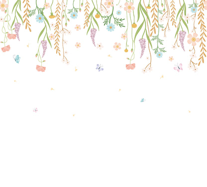 Sheepy Magic Flowers Mural – colorful – 300x270 cm