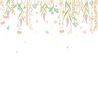 Sheepy Magic Flowers Mural