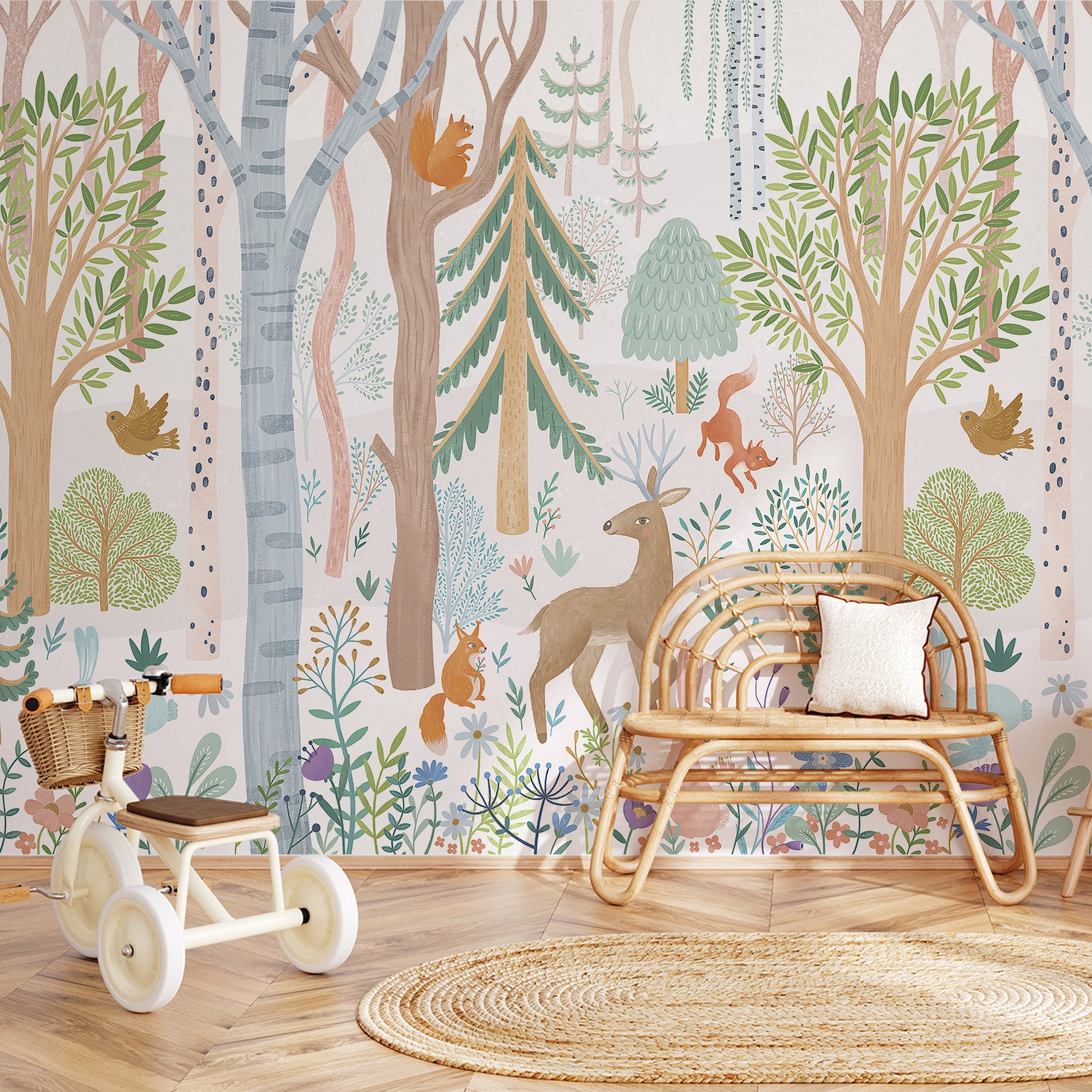 Papel de parede Sheepy Floresta