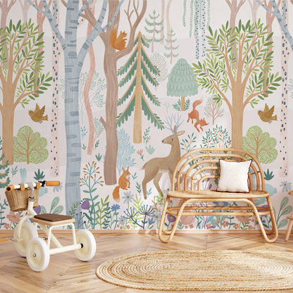 Sheepy Forest Mural