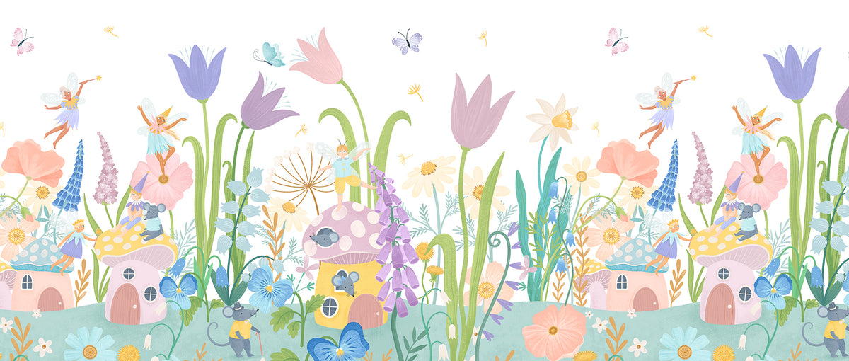 Sheepy Magical World Mural – colorful – 400x170 cm